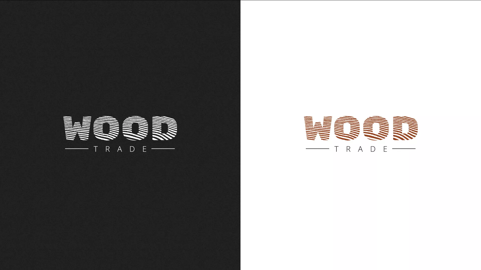 Разработка логотипа для компании «Wood Trade» в Осташкове