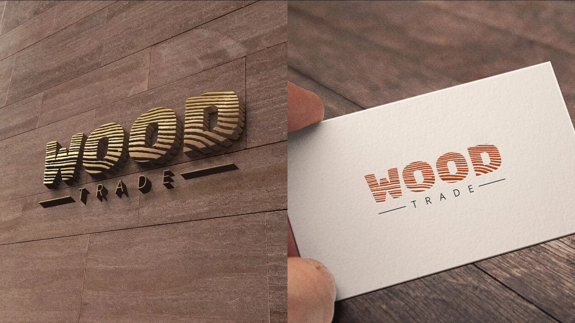 Разработка логотипа для компании «Wood Trade» в Осташкове