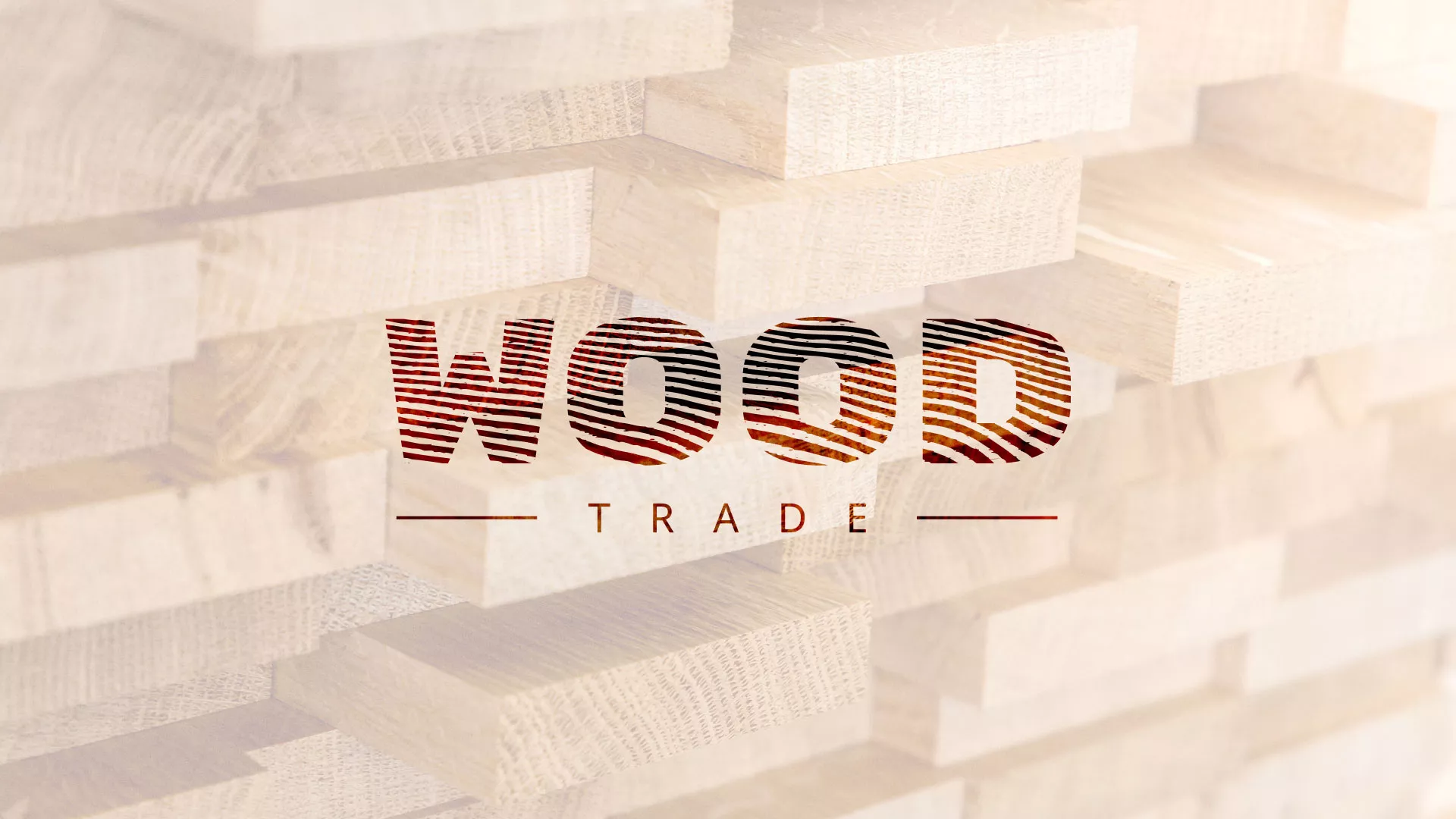 Разработка логотипа для компании «Wood Trade» в Осташкове